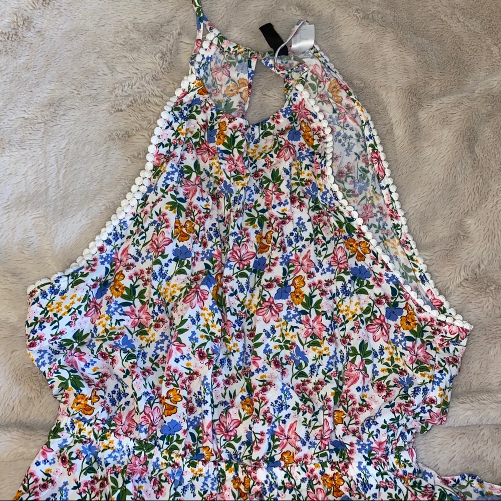 Floral Halter Romper